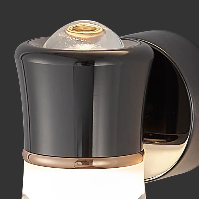 Cylinder Aluminum Iron Optical Wall Lamp
