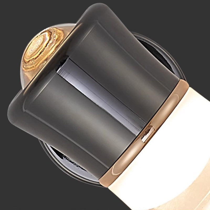 Cylinder Aluminum Iron Optical Wall Lamp