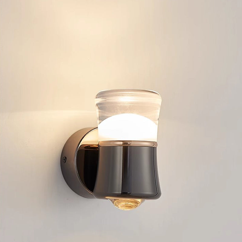 Cylinder Aluminum Iron Optical Wall Lamp