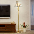 Hat Shape Full Copper Floor Lamp