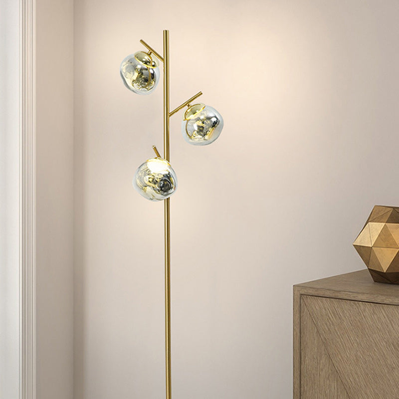 Contemporary Nordic Acrylic Lampshade Floor Lamp