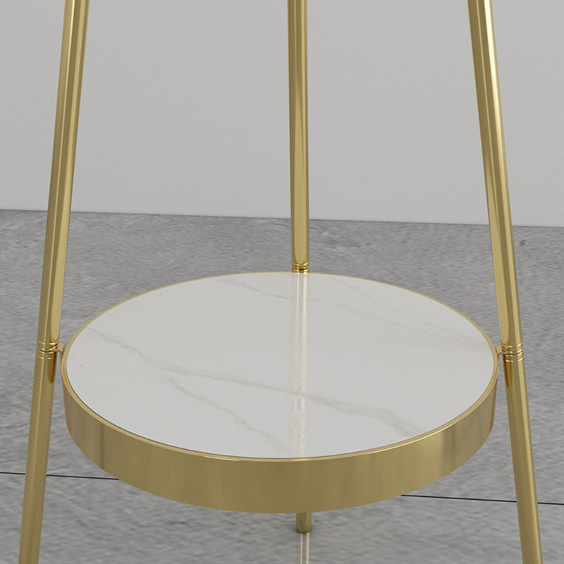 Round Orb Baby's Breath Floor Lamp