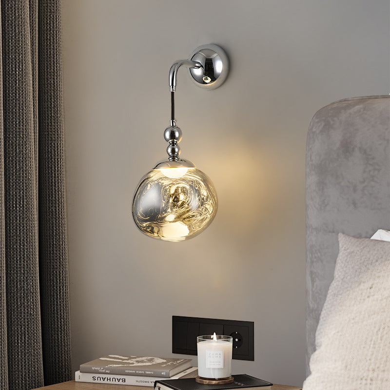 Lava Ball Acrylic Hardware Wall Lamp