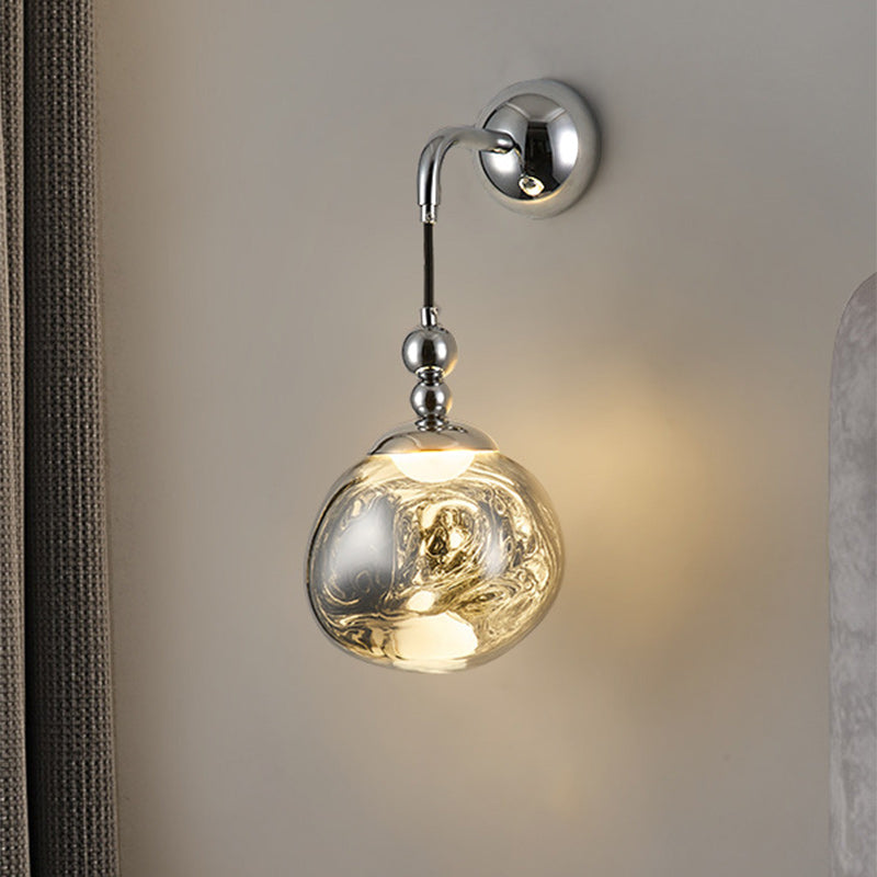 Lava Ball Acrylic Hardware Wall Lamp