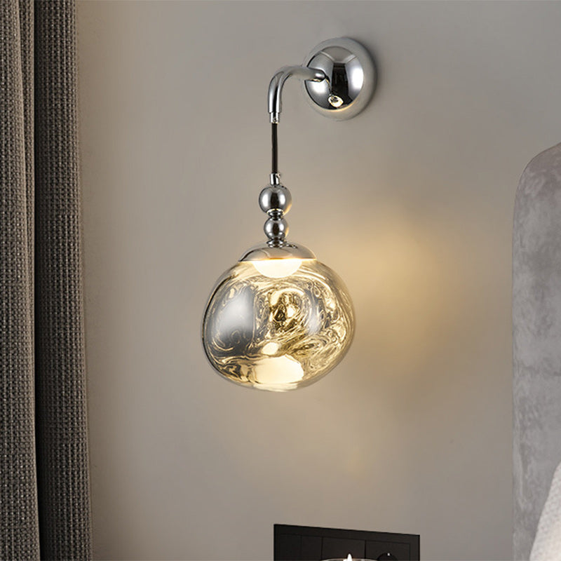 Lava Ball Acrylic Hardware Wall Lamp