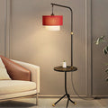 Iron Marble Table Round Floor Lamp