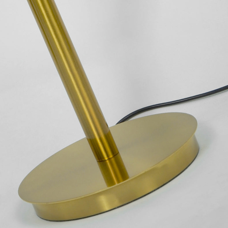 Starfish Glass Lampshade Iron 3-Light Floor Lamp