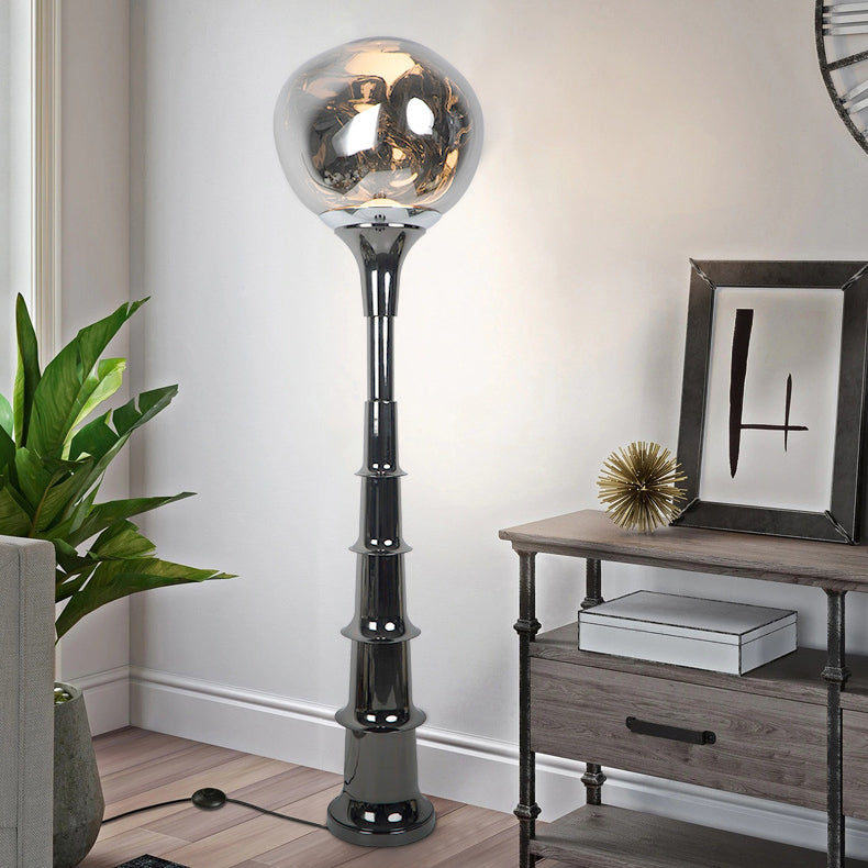 Lava Orb PVC Acrylic Floor Lamp