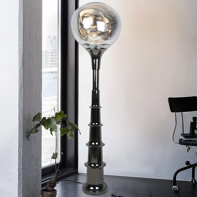 Lava Orb PVC Acrylic Floor Lamp