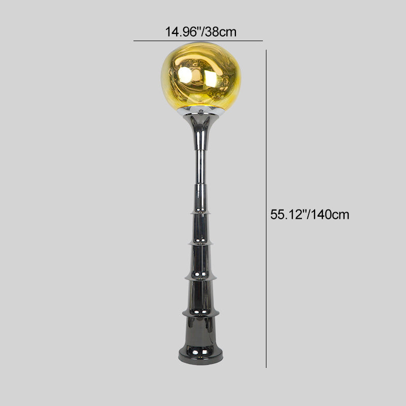 Lava Orb PVC Acrylic Floor Lamp