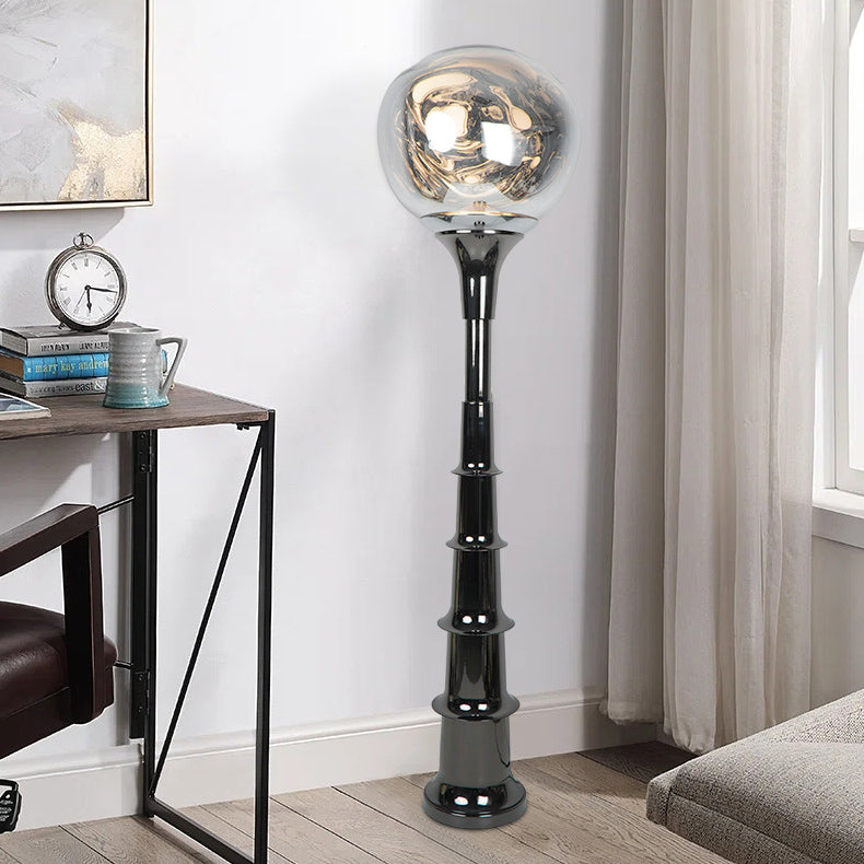 Lava Orb PVC Acrylic Floor Lamp