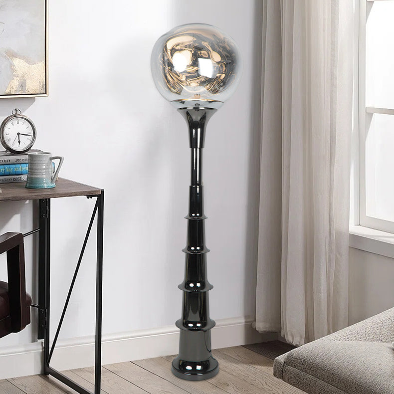Lava Orb PVC Acrylic Floor Lamp