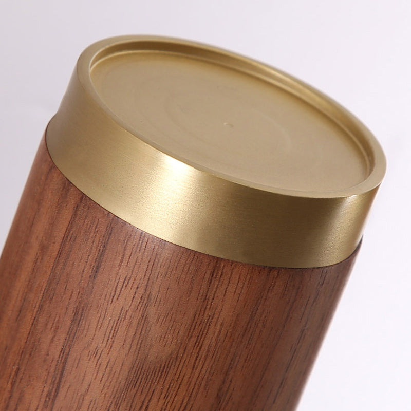Cylindrical Flashlight Shape Copper Wall Lamp