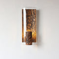 Semicircle Glass Aluminum Living Wall Lamp