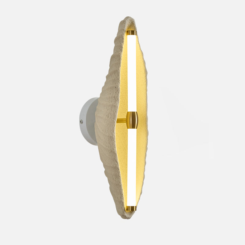 Shell Resin Iron Living Wall Lamp