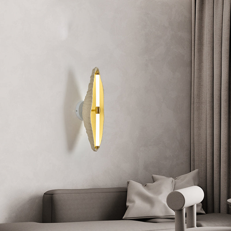 Shell Resin Iron Living Wall Lamp