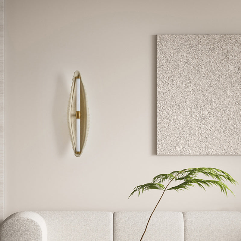 Shell Resin Iron Living Wall Lamp