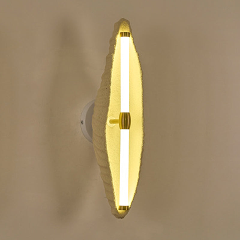 Shell Resin Iron Living Wall Lamp