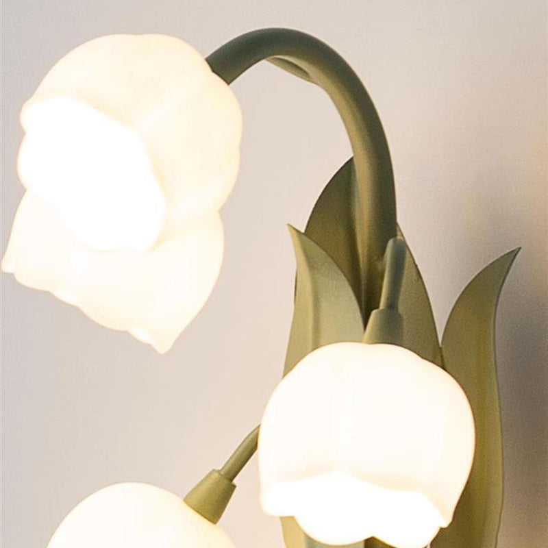 Floral Bouquet Iron PC 5-Light Wall Lamp