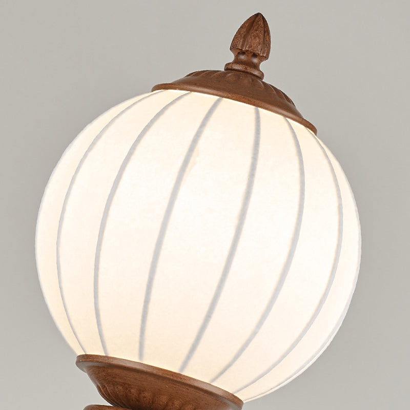 Orb Resin Roto-molding Fabric Wall Lamp