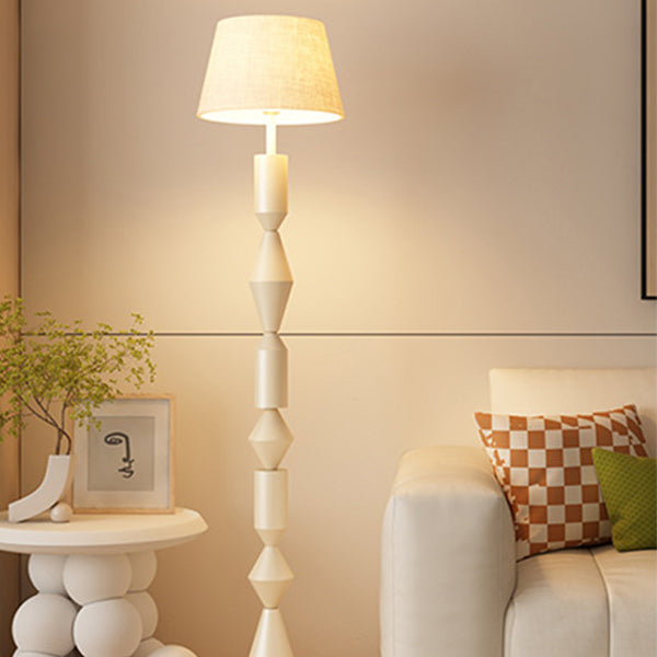 Contemporary Nordic Trapezoid Fabric Floor Lamp