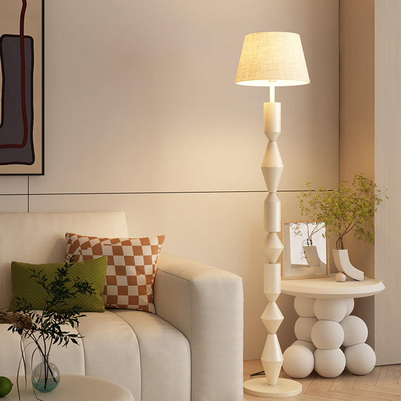 Contemporary Nordic Trapezoid Fabric Floor Lamp