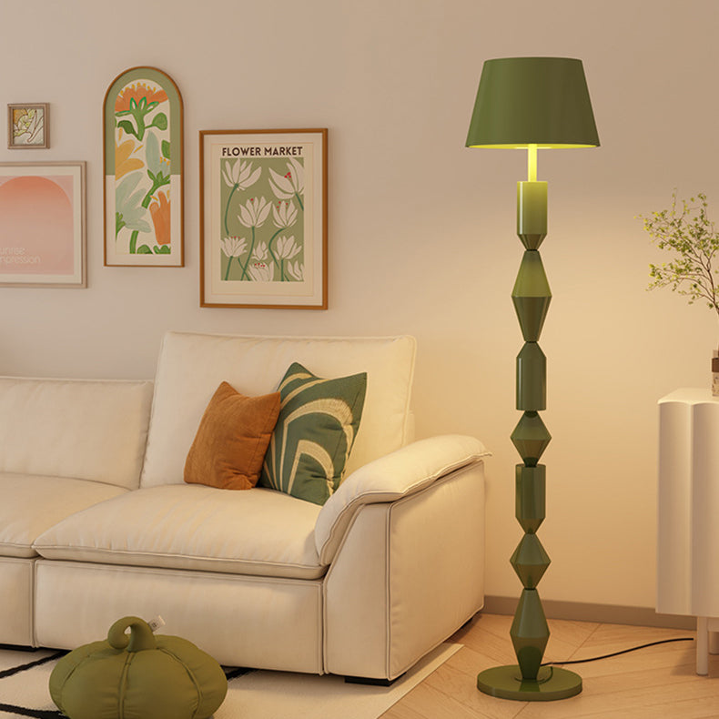 Contemporary Nordic Trapezoid Fabric Floor Lamp