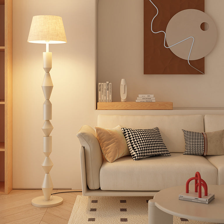 Contemporary Nordic Trapezoid Fabric Floor Lamp