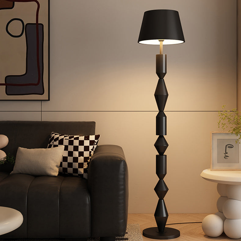 Contemporary Nordic Trapezoid Fabric Floor Lamp