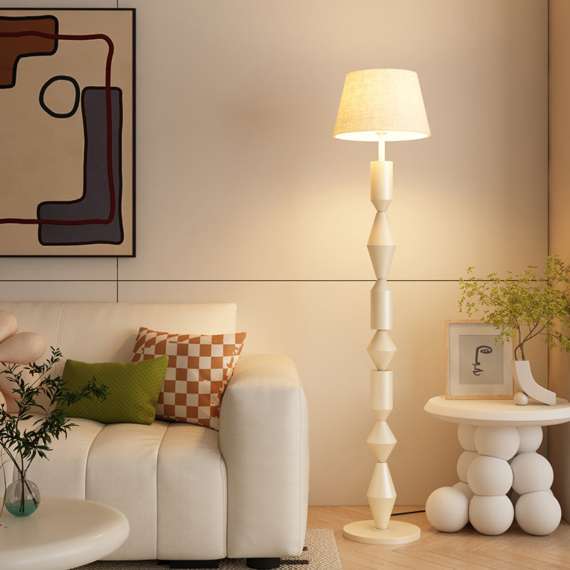 Contemporary Nordic Trapezoid Fabric Floor Lamp