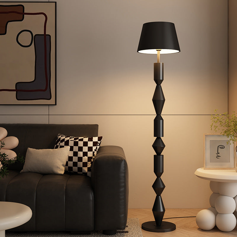 Contemporary Nordic Trapezoid Fabric Floor Lamp