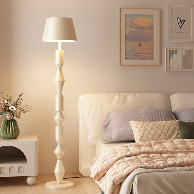Contemporary Nordic Trapezoid Fabric Floor Lamp