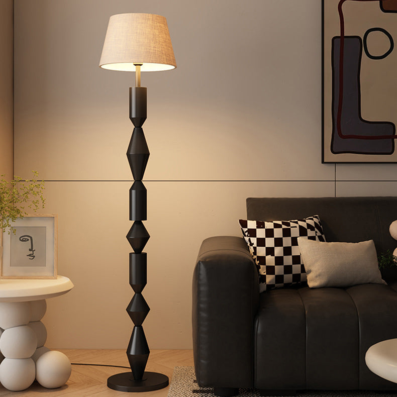 Contemporary Nordic Trapezoid Fabric Floor Lamp