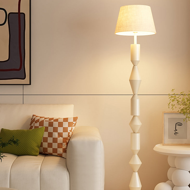 Contemporary Nordic Trapezoid Fabric Floor Lamp