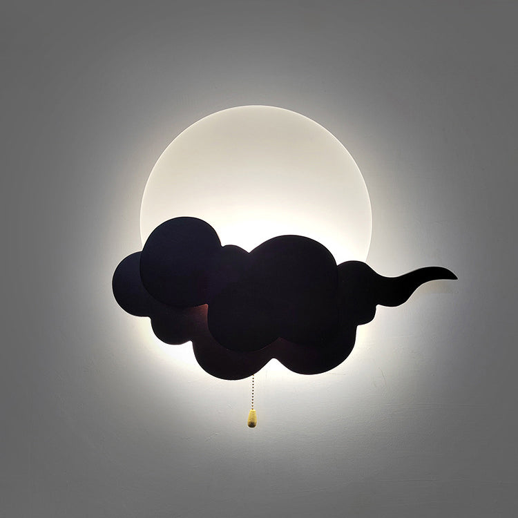 Cloud Oak Acrylic Living Wall Lamp