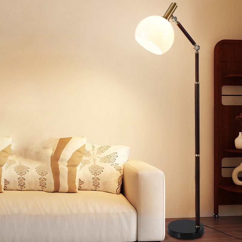 Semicircle Round Bendable Rubber Floor Lamp