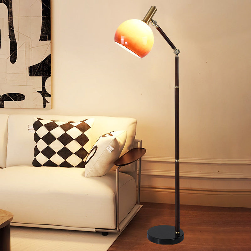 Semicircle Round Bendable Rubber Floor Lamp