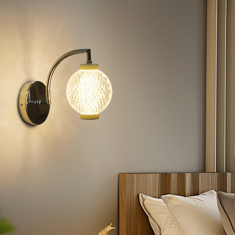 Round Orbs Acrylic Iron Wall Lamp