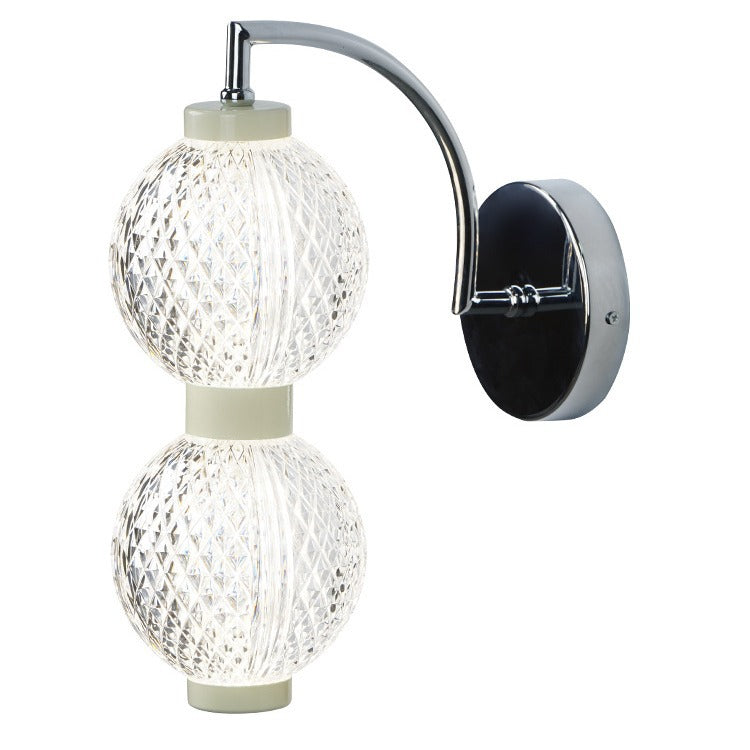 Round Orbs Acrylic Iron Wall Lamp