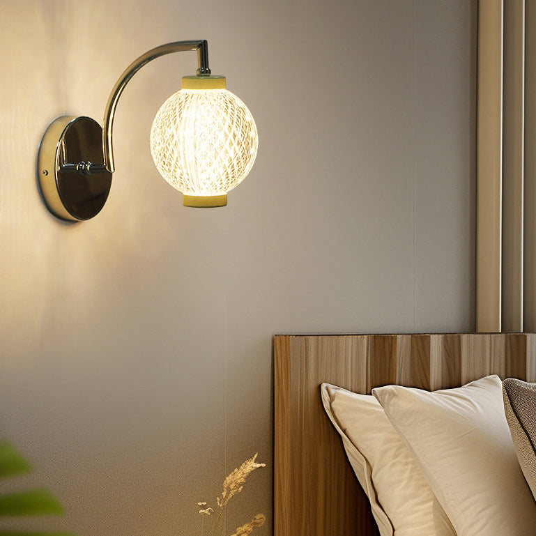 Round Orbs Acrylic Iron Wall Lamp