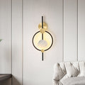 Round Stitching Circle Aluminum Wall Lamp