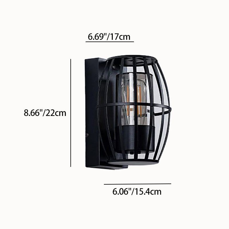 Aluminum PC Cage Shape Outdoor Light