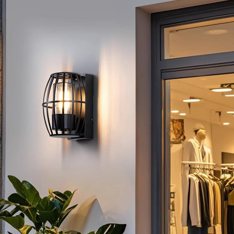 Aluminum PC Cage Shape Outdoor Light