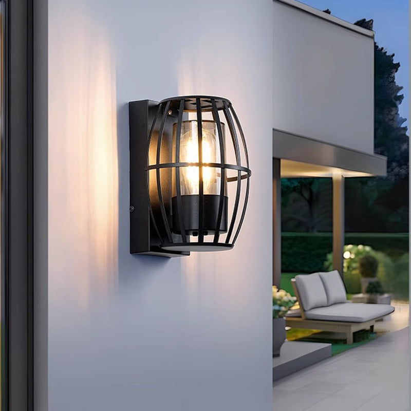 Aluminum PC Cage Shape Outdoor Light