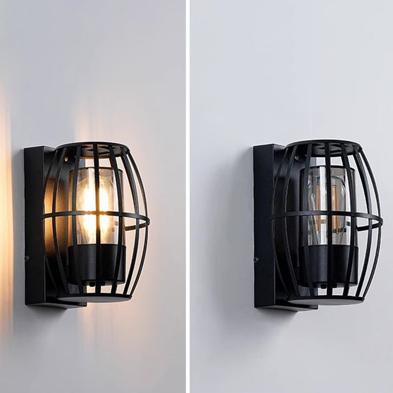 Aluminum PC Cage Shape Outdoor Light