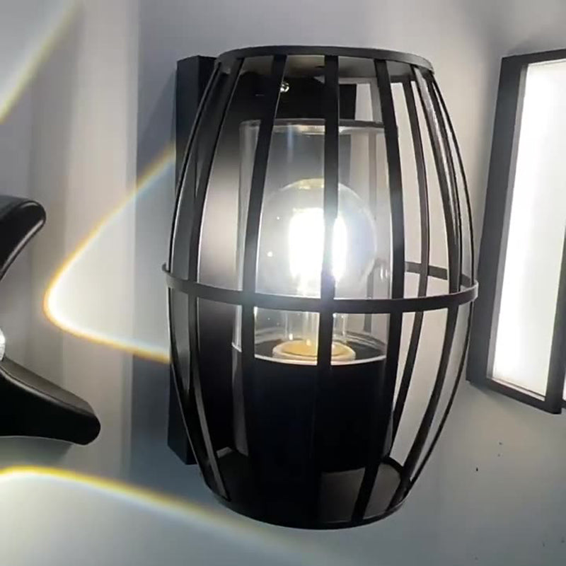 Aluminum PC Cage Shape Outdoor Light