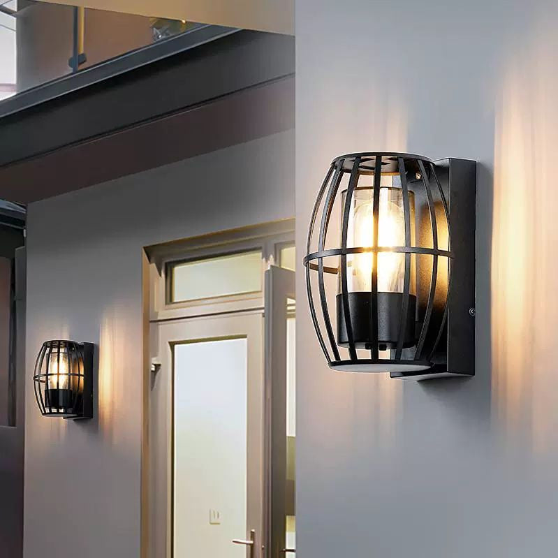Aluminum PC Cage Shape Outdoor Light