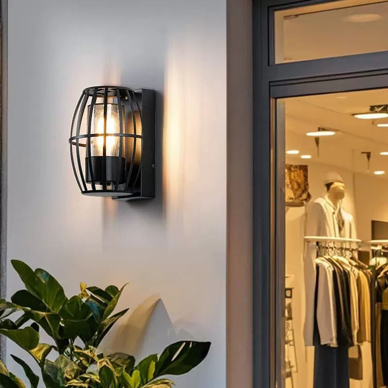 Aluminum PC Cage Shape Outdoor Light