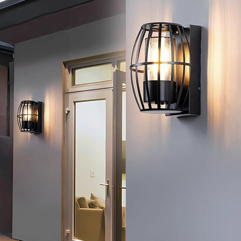 Aluminum PC Cage Shape Outdoor Light