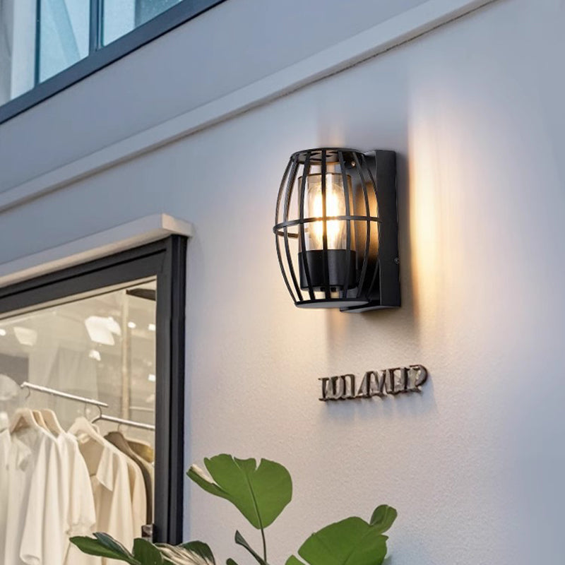 Aluminum PC Cage Shape Outdoor Light